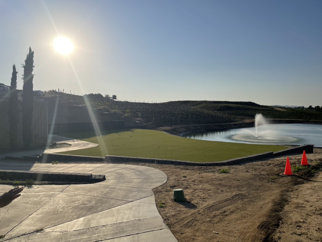 winery fountain